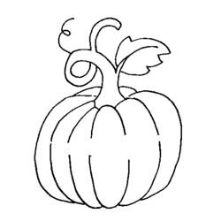 Coloring page: Pumpkin (Objects) #166846 - Free Printable Coloring Pages