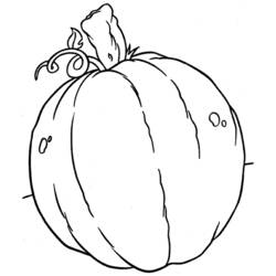 Coloring page: Pumpkin (Objects) #166847 - Free Printable Coloring Pages