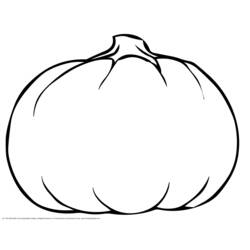 Coloring page: Pumpkin (Objects) #166851 - Printable coloring pages
