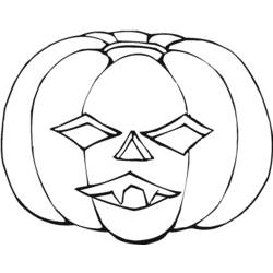 Coloring page: Pumpkin (Objects) #166858 - Free Printable Coloring Pages