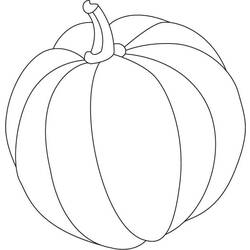 Coloring page: Pumpkin (Objects) #166861 - Free Printable Coloring Pages