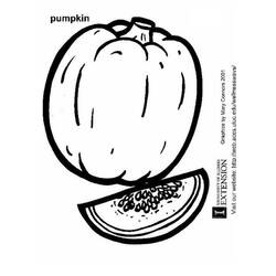 Coloring page: Pumpkin (Objects) #166866 - Free Printable Coloring Pages