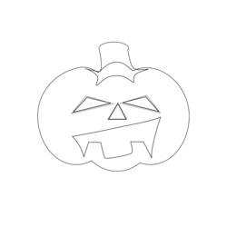 Coloring page: Pumpkin (Objects) #166879 - Free Printable Coloring Pages