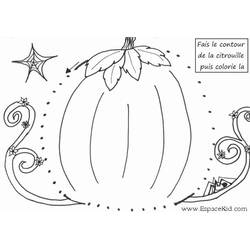 Coloring page: Pumpkin (Objects) #166894 - Free Printable Coloring Pages