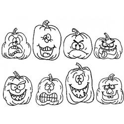 Coloring page: Pumpkin (Objects) #166898 - Free Printable Coloring Pages