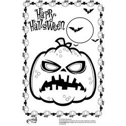 Coloring page: Pumpkin (Objects) #166909 - Free Printable Coloring Pages