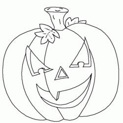 Coloring page: Pumpkin (Objects) #166910 - Free Printable Coloring Pages