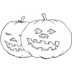 Coloring page: Pumpkin (Objects) #166912 - Free Printable Coloring Pages