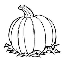 Coloring page: Pumpkin (Objects) #166913 - Free Printable Coloring Pages