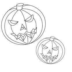 Coloring page: Pumpkin (Objects) #166918 - Free Printable Coloring Pages