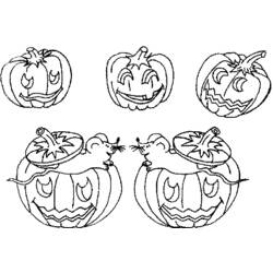 Coloring page: Pumpkin (Objects) #166921 - Free Printable Coloring Pages