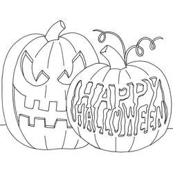 Coloring page: Pumpkin (Objects) #166924 - Free Printable Coloring Pages