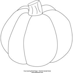 Coloring page: Pumpkin (Objects) #166935 - Free Printable Coloring Pages