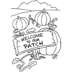 Coloring page: Pumpkin (Objects) #166948 - Free Printable Coloring Pages