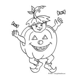 Coloring page: Pumpkin (Objects) #166951 - Free Printable Coloring Pages