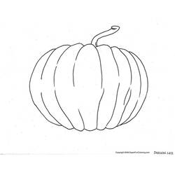 Coloring page: Pumpkin (Objects) #166954 - Free Printable Coloring Pages