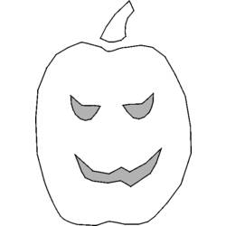 Coloring page: Pumpkin (Objects) #166955 - Free Printable Coloring Pages