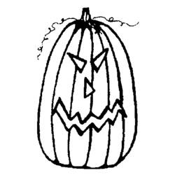 Coloring page: Pumpkin (Objects) #166956 - Free Printable Coloring Pages