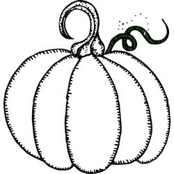 Coloring page: Pumpkin (Objects) #166963 - Printable coloring pages