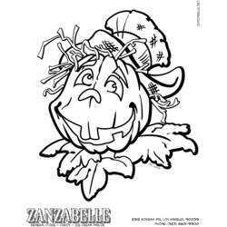 Coloring page: Pumpkin (Objects) #166968 - Free Printable Coloring Pages