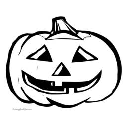Coloring page: Pumpkin (Objects) #166969 - Free Printable Coloring Pages