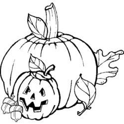 Coloring page: Pumpkin (Objects) #166970 - Free Printable Coloring Pages