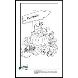 Coloring page: Pumpkin (Objects) #166971 - Free Printable Coloring Pages