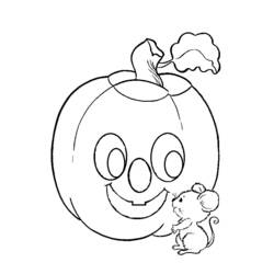 Coloring page: Pumpkin (Objects) #166977 - Free Printable Coloring Pages