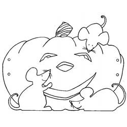 Coloring page: Pumpkin (Objects) #166992 - Free Printable Coloring Pages