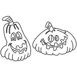 Coloring page: Pumpkin (Objects) #166998 - Free Printable Coloring Pages