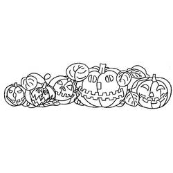 Coloring page: Pumpkin (Objects) #167005 - Free Printable Coloring Pages