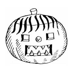 Coloring page: Pumpkin (Objects) #167009 - Free Printable Coloring Pages