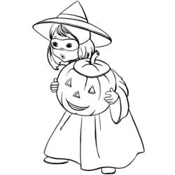Coloring page: Pumpkin (Objects) #167010 - Free Printable Coloring Pages
