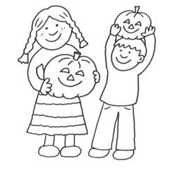 Coloring page: Pumpkin (Objects) #167030 - Free Printable Coloring Pages