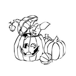 Coloring page: Pumpkin (Objects) #167061 - Free Printable Coloring Pages