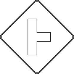 Coloring page: Road sign (Objects) #119017 - Free Printable Coloring Pages