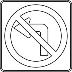 Coloring page: Road sign (Objects) #119037 - Printable coloring pages