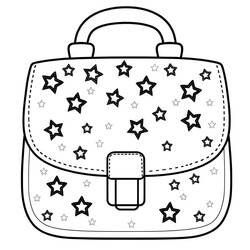 School Bag (Objects) coloring page #220462 to print and color