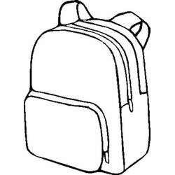 School Bag (Objects) coloring page #220472 to print and color