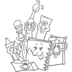 Coloring page: School equipment (Objects) #118279 - Printable coloring pages