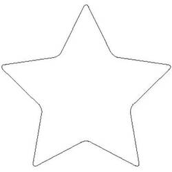 Coloring pages: Sherrif star - Printable coloring pages