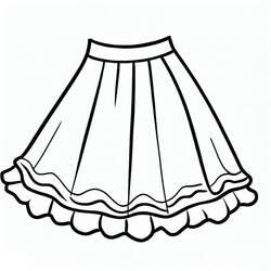 Skirt (Objects) coloring page #191534 to print and color