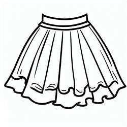 Skirt (Objects) coloring page #191535 to print and color