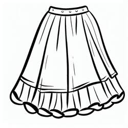 Skirt (Objects) coloring page #191536 to print and color