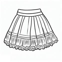 Skirt (Objects) coloring page #191538 to print and color