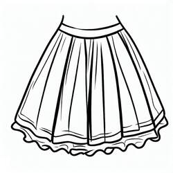 Skirt (Objects) coloring page #191539 to print and color