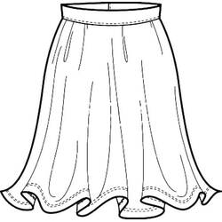 Skirt (Objects) coloring page #191541 to print and color