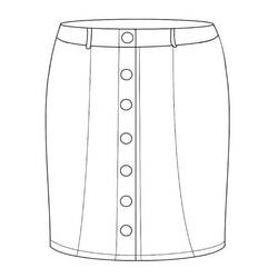 Skirt (Objects) coloring page #191542 to print and color