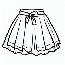 Skirt (Objects) coloring page #191549 to print and color