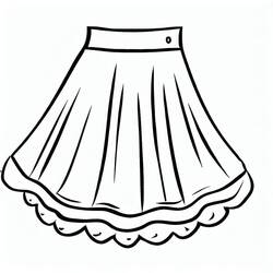 Skirt (Objects) coloring page #191555 to print and color